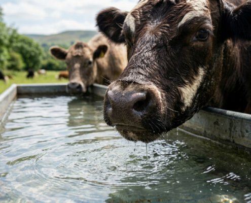 Calidad del agua en ganadería en primavera. Garcisan